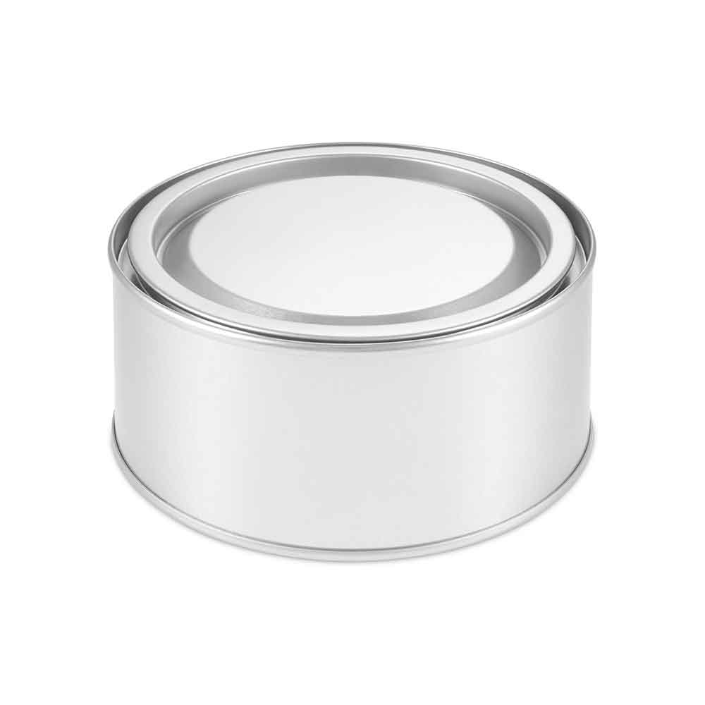 Medium silver lever lid tin, SKU code: T0617