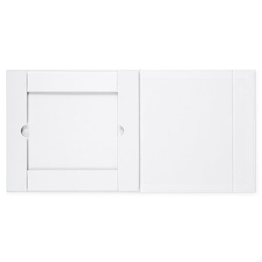 Flat-Pack A5 Magnéitesch Kaddosboxen a Schwaarz & Wäiss